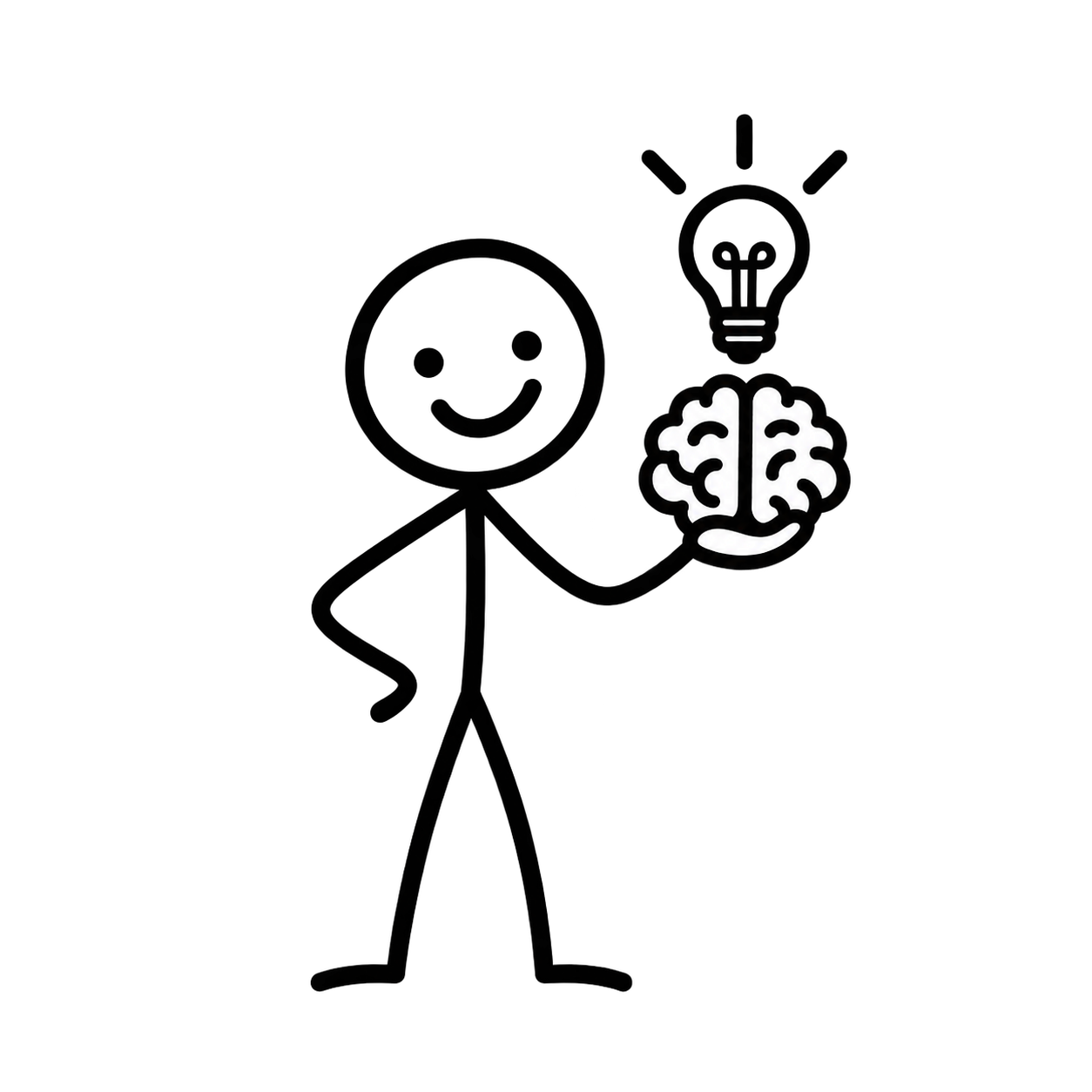 Lúmini con un cerebro y una luz, símbolo de exploración interior